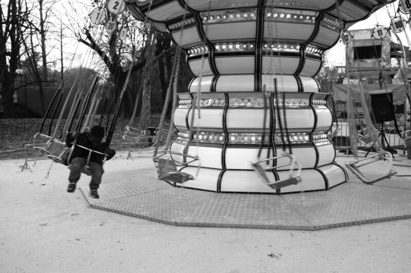 Luna Park di Parco Sempione, Milano.